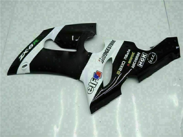 Rosso Nero Carene Moto & Plastica Moto Kawasaki ZX6R 2005-2006 Rosso Nero Carene Moto & Plastica Moto Kawasaki ZX6R 2005-2006