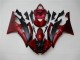 Rosso Nero Carene Moto & Plastica Yamaha R6 2008-2016 Rosso Nero Carene Moto & Plastica Yamaha R6 2008-2016
