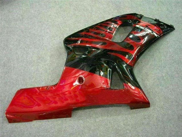 Rosso Nero Carene Moto Suzuki GSXR 600 / 750 K1 K2 K3 2001-2003 Rosso Nero Carene Moto Suzuki GSXR 600 / 750 K1 K2 K3 2001-2003