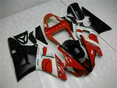 Rosso Nero Carene Moto Yamaha R1 2000-2001