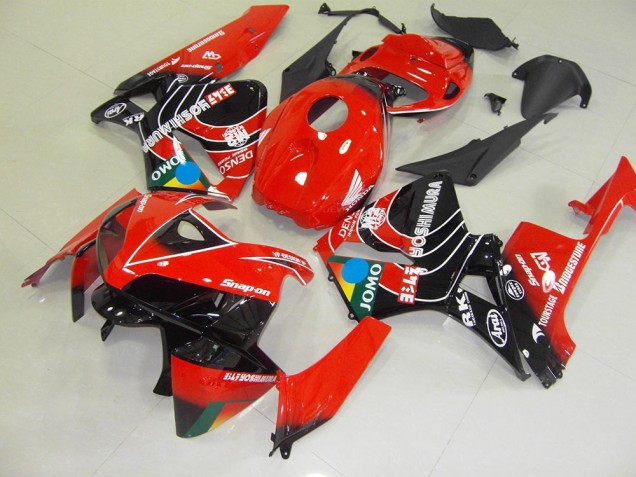Rosso Nero Jomo Carene Moto Honda CBR 600 RR 2005-2006 Rosso Nero Jomo Carene Moto Honda CBR 600 RR 2005-2006