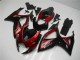 Rosso Nero Kit Carenatura Iniezione Suzuki GSXR 600 / 750 K6 2006-2007 Rosso Nero Kit Carenatura Iniezione Suzuki GSXR 600 / 750 K6 2006-2007