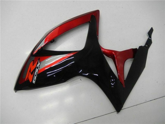 Rosso Nero Kit Carenatura Iniezione Suzuki GSXR 600 / 750 K6 2006-2007 Rosso Nero Kit Carenatura Iniezione Suzuki GSXR 600 / 750 K6 2006-2007