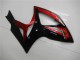 Rosso Nero Kit Carenatura Iniezione Suzuki GSXR 600 / 750 K6 2006-2007 Rosso Nero Kit Carenatura Iniezione Suzuki GSXR 600 / 750 K6 2006-2007