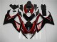 Rosso Nero Kit Carenatura Iniezione Suzuki GSXR 600 / 750 K6 2006-2007 Rosso Nero Kit Carenatura Iniezione Suzuki GSXR 600 / 750 K6 2006-2007