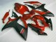 Rosso Nero Kit Carenatura Moto Iniezione Suzuki GSXR 600 / 750 K6 2006-2007 Rosso Nero Kit Carenatura Moto Iniezione Suzuki GSXR 600 / 750 K6 2006-2007