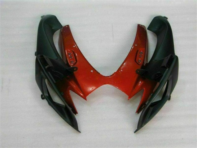 Rosso Nero Kit Carenatura Moto Iniezione Suzuki GSXR 600 / 750 K6 2006-2007 Rosso Nero Kit Carenatura Moto Iniezione Suzuki GSXR 600 / 750 K6 2006-2007