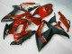 Rosso Nero Kit Carenatura Moto Iniezione Suzuki GSXR 600 / 750 K6 2006-2007 Rosso Nero Kit Carenatura Moto Iniezione Suzuki GSXR 600 / 750 K6 2006-2007