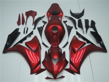 Rosso Nero Kit Carene Moto Completa Honda CBR 1000 RR 2012-2016