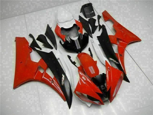 Rosso Nero Kits Carenatura Moto Completa Yamaha R6 2006-2007 Rosso Nero Kits Carenatura Moto Completa Yamaha R6 2006-2007