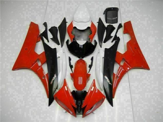 Rosso Nero Kits Carenatura Moto Completa Yamaha R6 2006-2007 Rosso Nero Kits Carenatura Moto Completa Yamaha R6 2006-2007