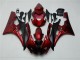 Rosso Nero Kits Carenatura Moto Yamaha R6 2006-2007 Rosso Nero Kits Carenatura Moto Yamaha R6 2006-2007