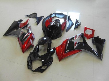 Rosso Nero No Adesivo Carene Moto Suzuki GSXR 1000 K7 2007-2008