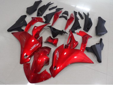 Rosso Nero Opaco Carene Moto Honda CBR 250 RR 2011-2013