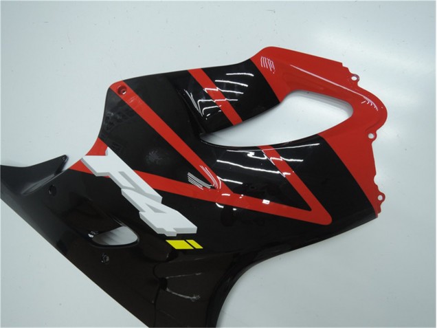 Rosso Nero Plastica Moto Honda CBR 600 F4i 2001-2003 Rosso Nero Plastica Moto Honda CBR 600 F4i 2001-2003