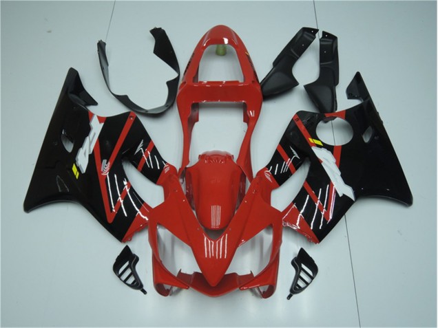 Rosso Nero Plastica Moto Honda CBR 600 F4i 2001-2003 Rosso Nero Plastica Moto Honda CBR 600 F4i 2001-2003
