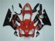 Rosso Nero Plastica Moto Honda CBR 600 F4i 2001-2003 Rosso Nero Plastica Moto Honda CBR 600 F4i 2001-2003