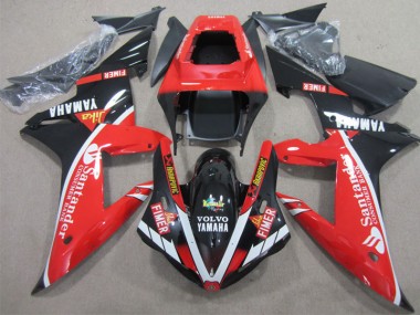 Rosso Nero Santander Carene Moto Yamaha R1 2002-2003
