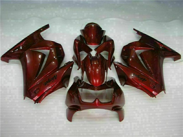 Rosso Ninja Carene Moto Kawasaki EX250 2008-2012 Rosso Ninja Carene Moto Kawasaki EX250 2008-2012