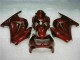 Rosso Ninja Carene Moto Kawasaki EX250 2008-2012 Rosso Ninja Carene Moto Kawasaki EX250 2008-2012