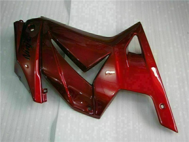 Rosso Ninja Carene Moto Kawasaki EX250 2008-2012 Rosso Ninja Carene Moto Kawasaki EX250 2008-2012