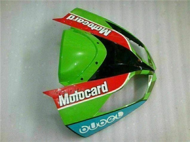 Rosso Verde Motocard Carene Moto Kawasaki ZX6R 2009-2012 Rosso Verde Motocard Carene Moto Kawasaki ZX6R 2009-2012