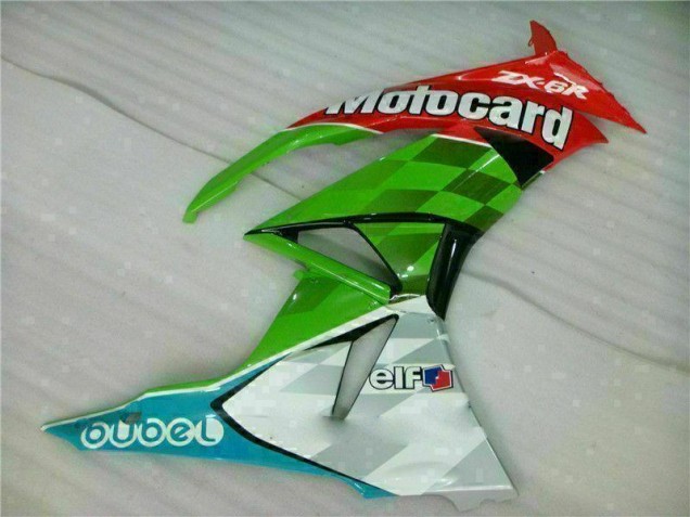 Rosso Verde Motocard Carene Moto Kawasaki ZX6R 2009-2012 Rosso Verde Motocard Carene Moto Kawasaki ZX6R 2009-2012