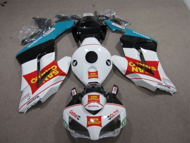 San Carlo Castrol Kit Completo Carenatura Moto ABS Honda CBR 1000 RR 2004-2005
