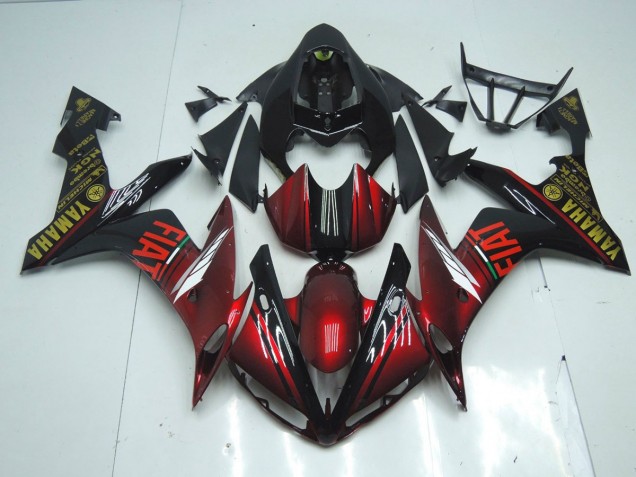 Scuro Lucido Nero Carene Moto Yamaha R1 2007-2008
