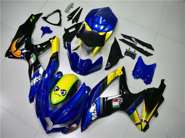 Squalo Carene Moto Suzuki GSXR 600 / 750 K8 2008-2010 Squalo Carene Moto Suzuki GSXR 600 / 750 K8 2008-2010