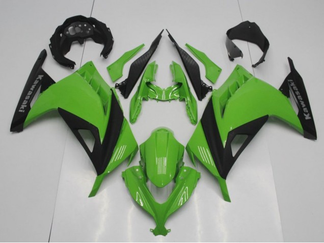 Stile OEM Verde Carene Moto Kawasaki ZX 300R 2013-2016 Stile OEM Verde Carene Moto Kawasaki ZX 300R 2013-2016