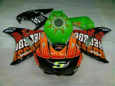 Verde Arancia Carene Moto Honda CBR 1000 RR 2008-2011