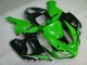 Verde Bianco Nero Carene Moto Kawasaki ZX6R 2005-2006 Verde Bianco Nero Carene Moto Kawasaki ZX6R 2005-2006