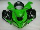 Verde Bianco Nero Carene Moto Kawasaki ZX6R 2005-2006 Verde Bianco Nero Carene Moto Kawasaki ZX6R 2005-2006