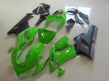 Verde Carene Moto & Plastica Moto Kawasaki ZX6R 2005-2006