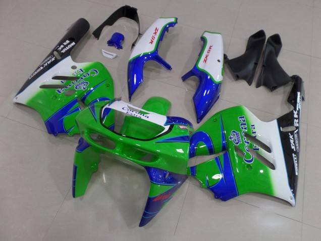 Verde Corona Carene Moto Kawasaki ZX9R 1994-1997 Verde Corona Carene Moto Kawasaki ZX9R 1994-1997