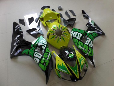 Verde Giallo Rossi Carene Moto Honda CBR 1000 RR 2006-2007