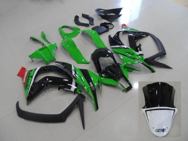 Verde & Nero ABS Kit Carenatura Moto Kawasaki ZX10R 2011-2015
