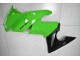 Verde Nero ABS Kits Carene Moto Kawasaki EX650 2009-2011