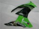 Verde Nero ABS Kits Carene Moto Kawasaki ZX6R 2009-2012