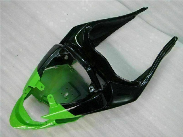 Verde Nero ABS Kits Carene Moto Kawasaki ZX6R 2009-2012