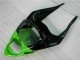 Verde Nero ABS Kits Carene Moto Kawasaki ZX6R 2009-2012
