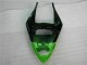 Verde Nero ABS Kits Carene Moto Kawasaki ZX6R 2009-2012