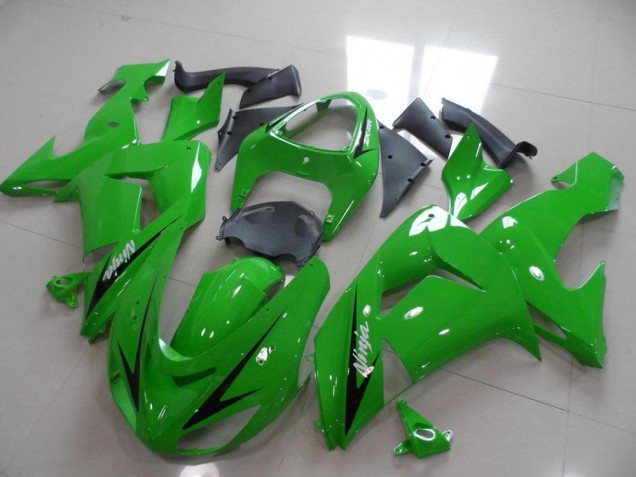 Verde Nero Arrow Carene Moto Kawasaki ZX10R 2006-2007 Verde Nero Arrow Carene Moto Kawasaki ZX10R 2006-2007