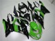 Verde Nero Carena Moto Kawasaki ZX6R 2013-2018 Verde Nero Carena Moto Kawasaki ZX6R 2013-2018