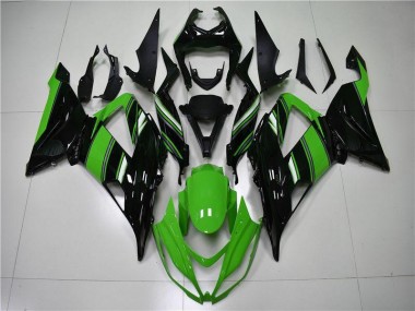 Verde Nero Carena Moto Kawasaki ZX6R 2013-2018