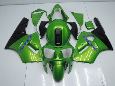 Verde & Nero Carene Moto Kawasaki ZX12R 2000-2001