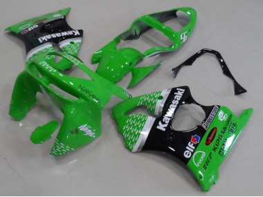 Verde Nero Carene Moto Kawasaki ZX6R 1998-1999
