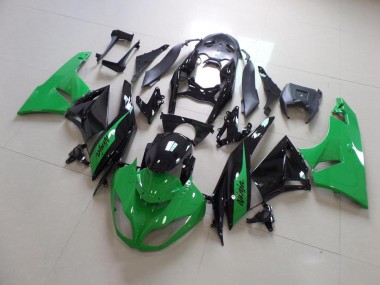 Verde & Nero Carene Moto Kawasaki ZX6R 2009-2012