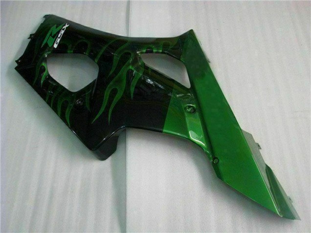 Verde Nero Carene Moto Suzuki GSXR 1000 K3 2003-2004 Verde Nero Carene Moto Suzuki GSXR 1000 K3 2003-2004